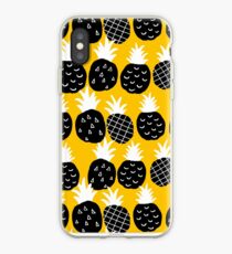 Black pineapple iPhone Case