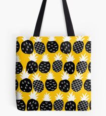 Black pineapple Tote Bag