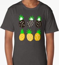 Black pineapple Long T-Shirt