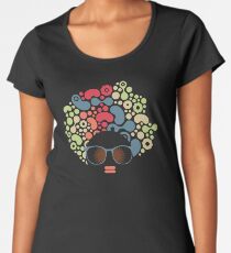 Strange hair Women's Premium T-Shirt