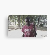 the mans Canvas Print