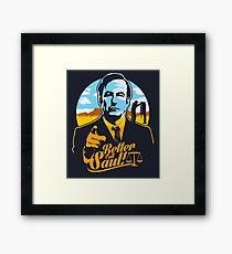 Ruf lieber Saul an Gerahmtes Wandbild