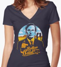 Better Call Saul Women's Fitted V-Neck T-Shirt