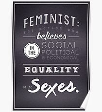 I AM A FEMINIST Poster