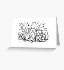 Tarjeta de felicitación Ilustración de Pentecostés