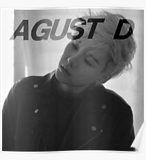 Póster agust d // min suga