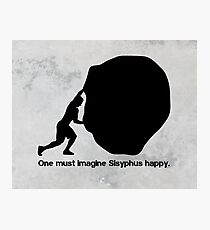 Sisyphus - Albert Camus Photographic Print