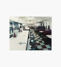 Retro American Diner 1950s Art Board