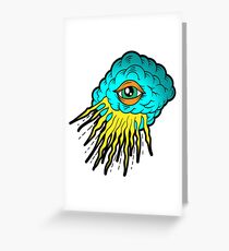 Illuminati JackPot Illustration Design Greeting Card
