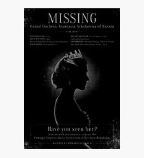 MISSING! Photographic Print