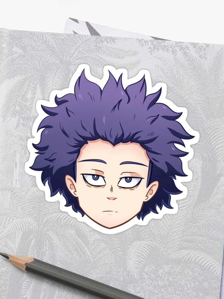 Hitoshi Shinsou Head Sticker Bnha Sticker By Arlyis Redbubble