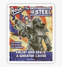 Affiche de propagande de la fraternité Sticker