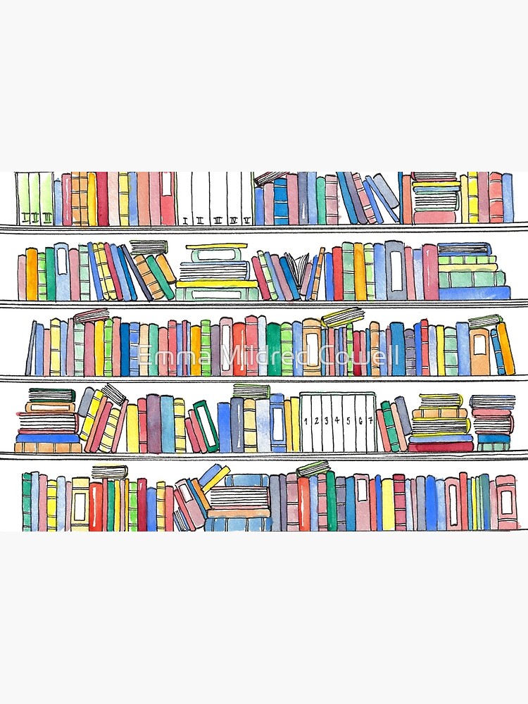 Rainbow Bookcase by gentlecounsel