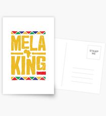 Melaking Melaninkönig Strong Black African American Men & Boys Postkarten