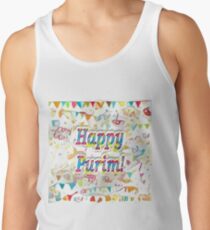 Happy Purim, confetti Tank Top