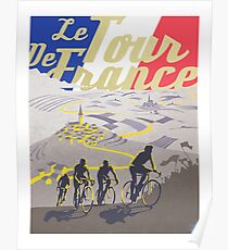 Le Tour de France retro poster Poster