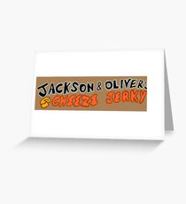 cheeZe jerky Greeting Card