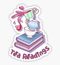 Tea Readings with Text Sticker