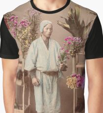 Japanese flower seller Graphic T-Shirt