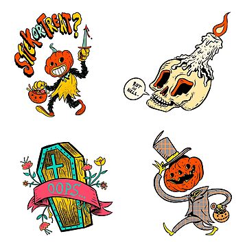 Artwork thumbnail, Halloween bundle 1 - sticker pack by rudyfaber