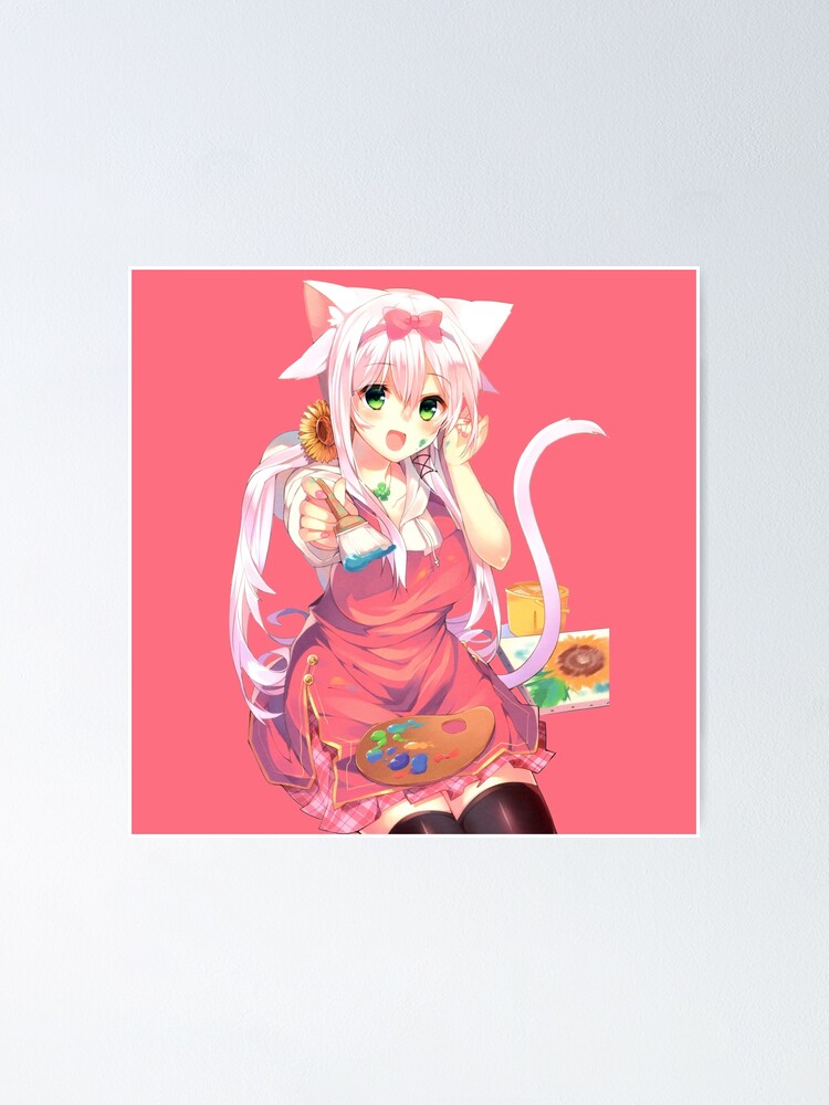 Anime Girl Poster By Joejoestar Redbubble