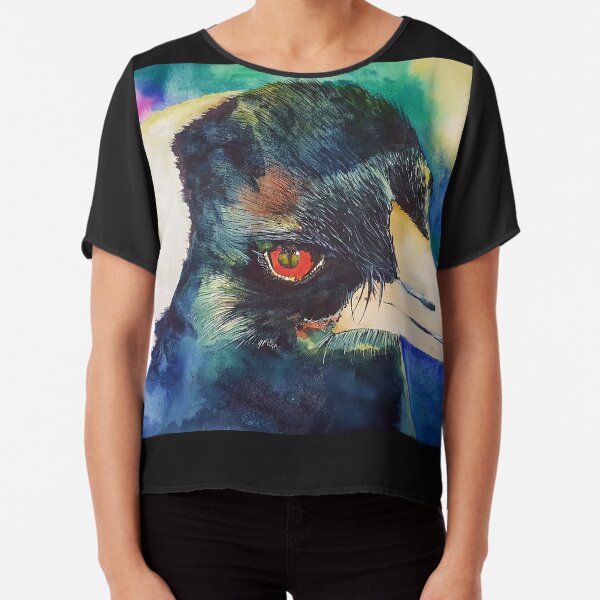 Maggie Magpie Chiffon Top