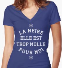 trop molle ! Women's Fitted V-Neck T-Shirt