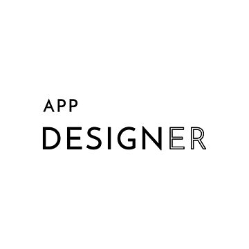 Artwork thumbnail, App Designer (Inverted) by developer-gifts