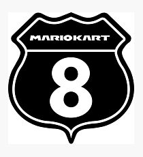 Mario Kart 8 Route logo Photographic Print