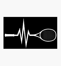 Mein Herz schlägt für Tennis - Ballsport Sport Fotodruck