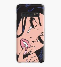 Black Hair Crying Case/Skin for Samsung Galaxy