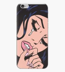 Black Hair Crying iPhone Case