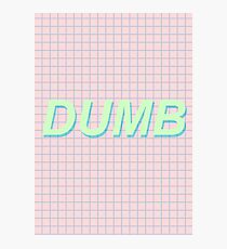 Dumb Photographic Print