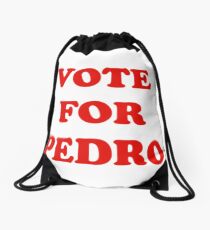 Vote Pedro Drawstring Bag