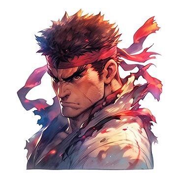 Ryu 8 X 10 Print street Fighter Drawing Fighting 