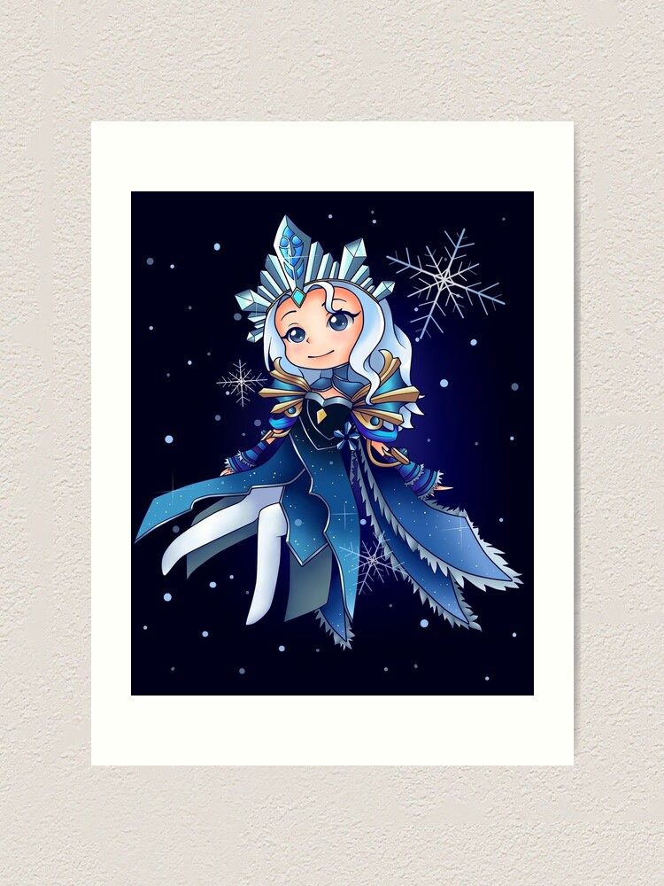 Dota 2 Crystal Maiden Art Print By Shiiin Redbubble