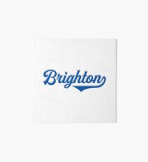 Brighton England - Vintage Sports Typography Art Board