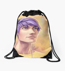 Purple Drawstring Bag