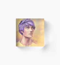 Purple Acrylic Block