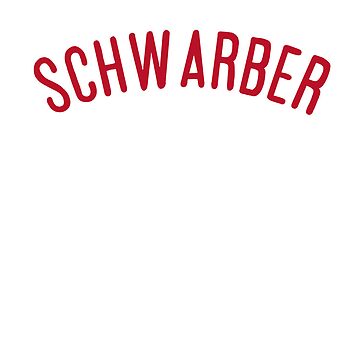 Kyle Schwarber Jersey  Sticker for Sale by meganhoban