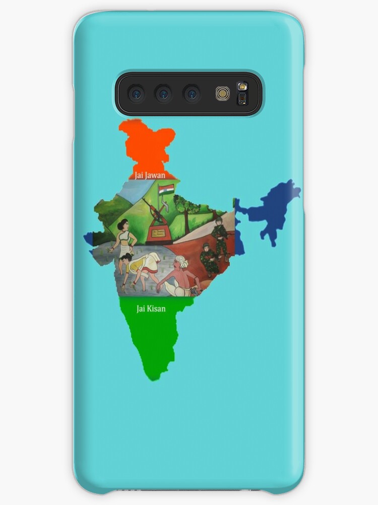 Jai Jawan Jai Kisan Caseskin For Samsung Galaxy By Nandika Dutt