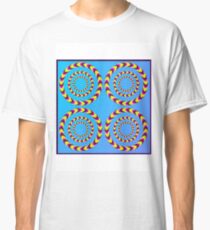Circle optical illusion Classic T-Shirt