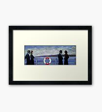 Amost unhappy ship. Framed Print
