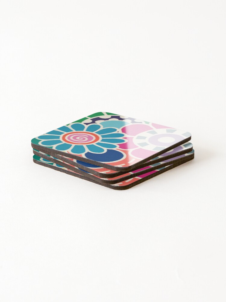 Alternate view of Five Blooms Coasters (Set of 4)