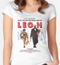 LEON the professional vintage Women's Fitted Scoop T-Shirt