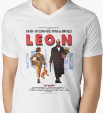 LEON the professional vintage Men's V-Neck T-Shirt