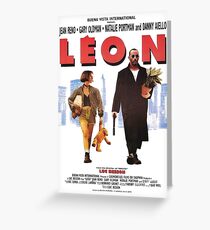 LEON the professional vintage Greeting Card