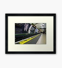 Mind the gap Framed Print