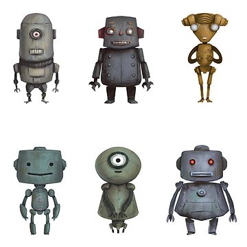 Artwork thumbnail, Rusty Robots - pack by rudyfaber