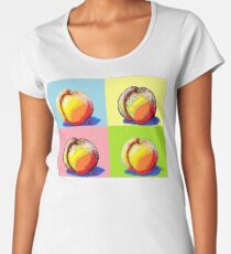 4 Peaches, Like Andy Warhol Women's Premium T-Shirt